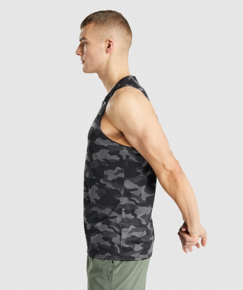 Podkoszulki Gymshark Arrival Męskie Camo | PL 968OYT